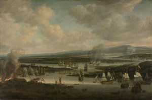 Burning of the English Fleet at Chatham, June 1667